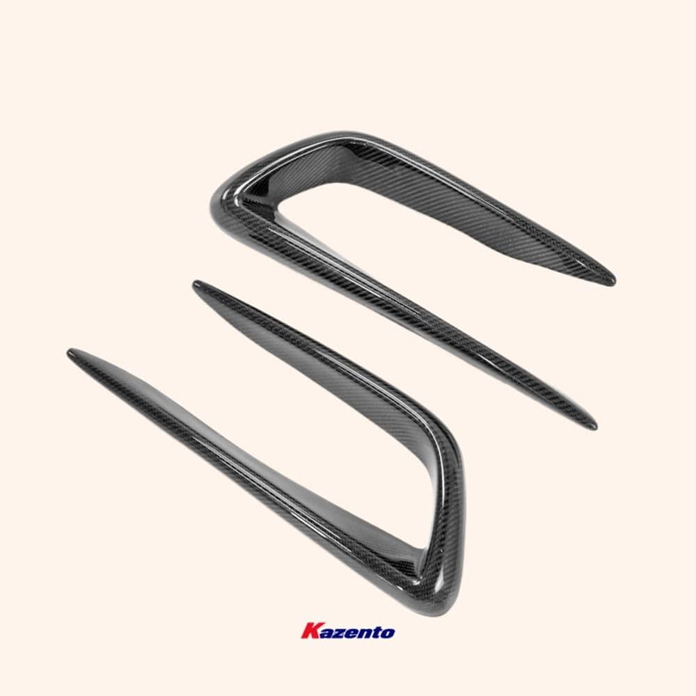 Kazento For Civic Fd2 For Honda Front Bumper Air Vents Carbon Fiber