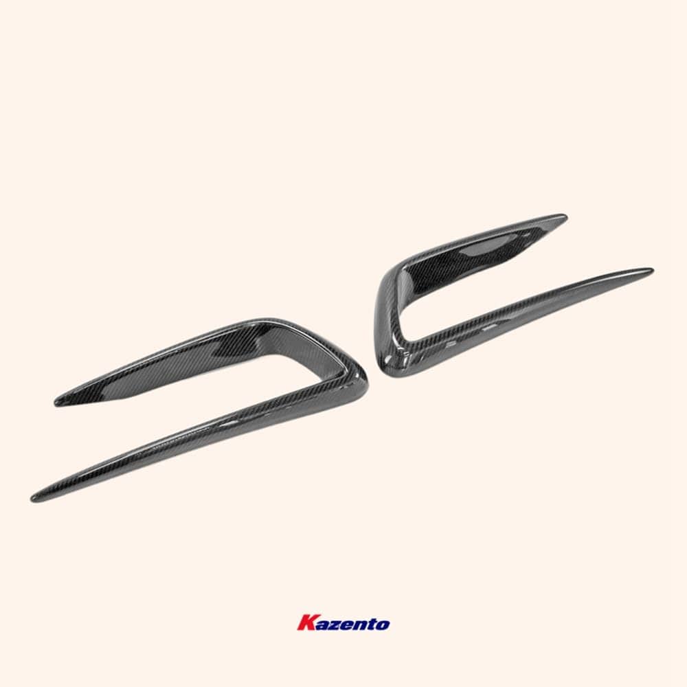 Kazento For Civic Fd2 For Honda Front Bumper Air Vents Carbon Fiber