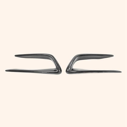 Kazento For Civic Fd2 For Honda Front Bumper Air Vents Carbon Fiber