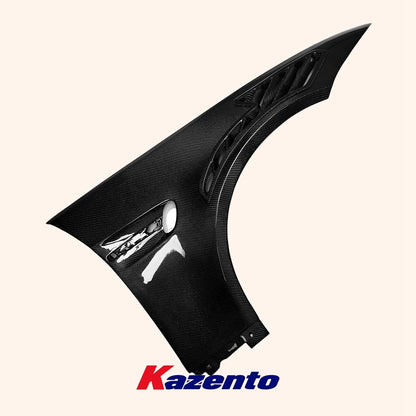 Kazento For E92 E93 Real M3 For BMW Vented Carbon Fiber Front Fender Pair