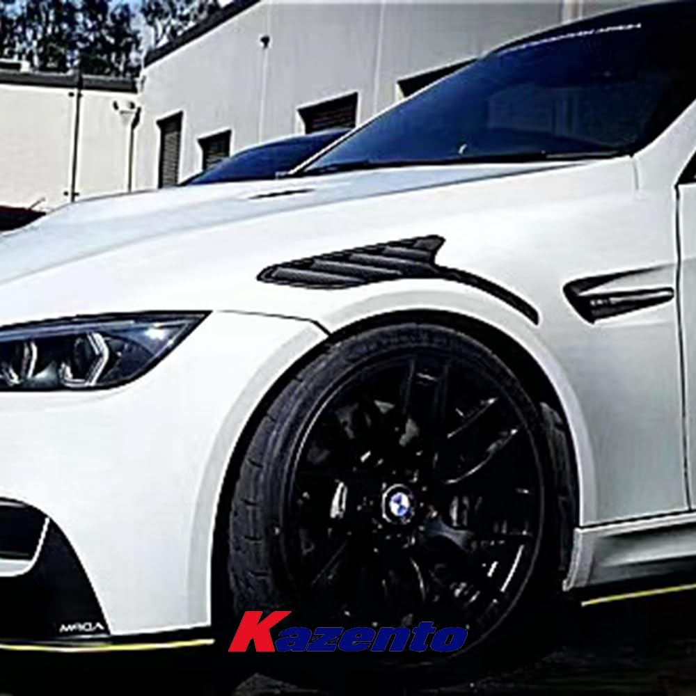 Kazento For E92 E93 Real M3 For BMW Vented Carbon Fiber Front Fender Pair
