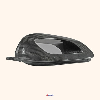 Kazento For Ek9 Civic 96-98 For Honda Headlight Air Duct Rhs Carbon Fiber Front Head Light Lamp Cover Kazento Carbon Parts 车身侧板 EK9-HL-V-1P-RHS-CF