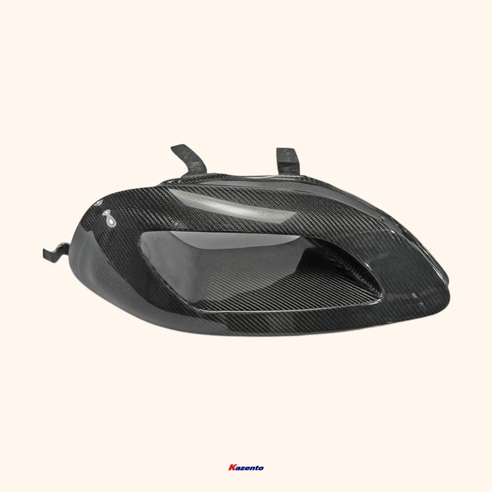 Kazento For Ek9 Civic 96-98 For Honda Headlight Air Duct Rhs Carbon Fiber Front Head Light Lamp Cover Kazento Carbon Parts 车身侧板 EK9-HL-V-1P-RHS-CF