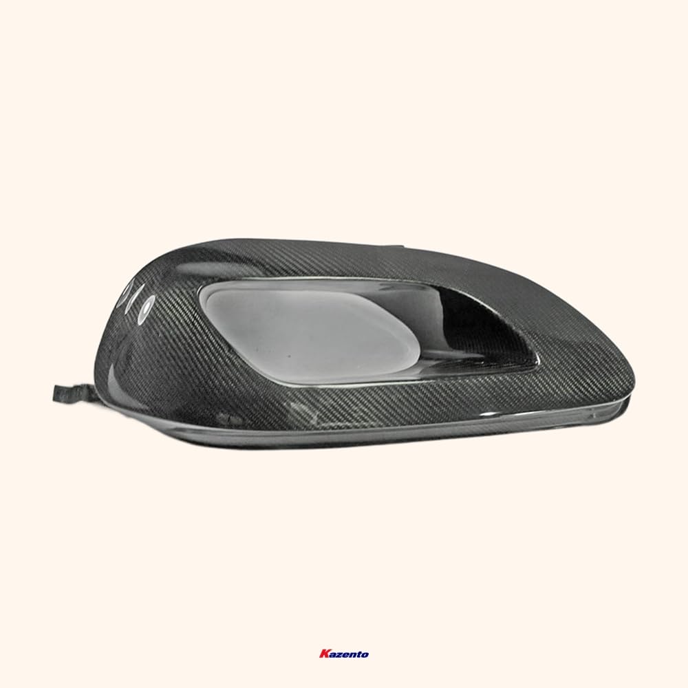 Kazento For Ek9 Civic 96-98 For Honda Headlight Air Duct Rhs Carbon Fiber Front Head Light Lamp Cover