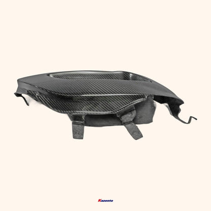 Kazento For Ek9 Civic 96-98 For Honda Headlight Air Duct Rhs Carbon Fiber Front Head Light Lamp Cover