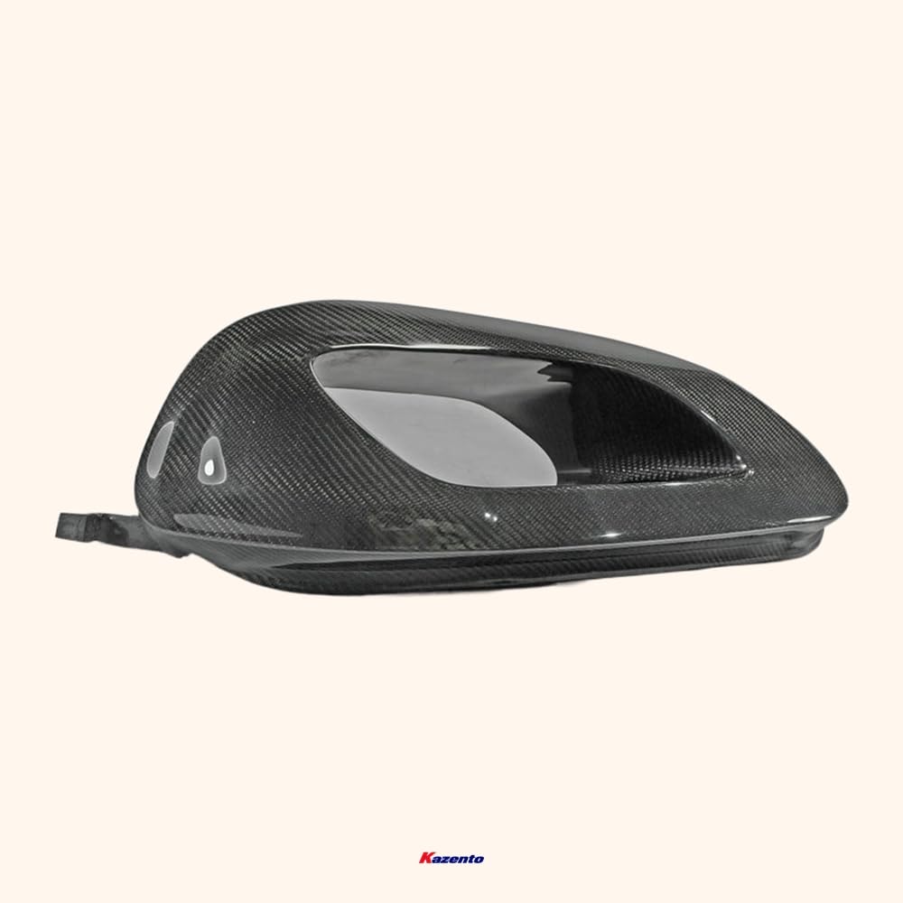 Kazento For Ek9 Civic 96-98 For Honda Headlight Air Duct Rhs Carbon Fiber Front Head Light Lamp Cover