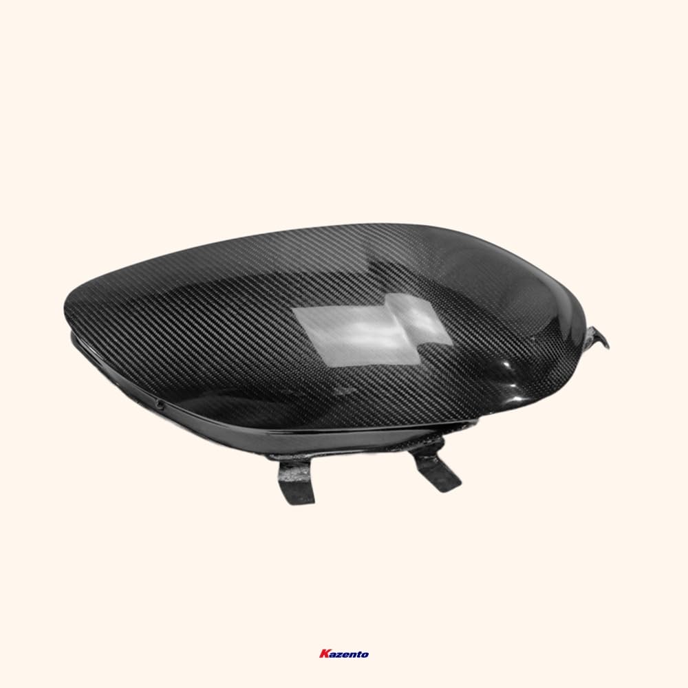 Kazento For Ek9 Civic 96-98 For Honda Headlight Block Out Rhs 1Pcs Carbon Fiber Front Head Light Lamp Cover