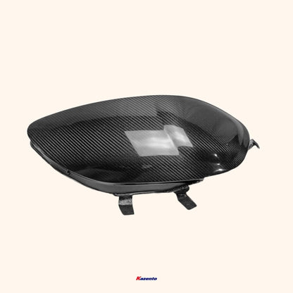 Kazento For Ek9 Civic 96-98 For Honda Headlight Block Out Rhs 1Pcs Carbon Fiber Front Head Light Lamp Cover