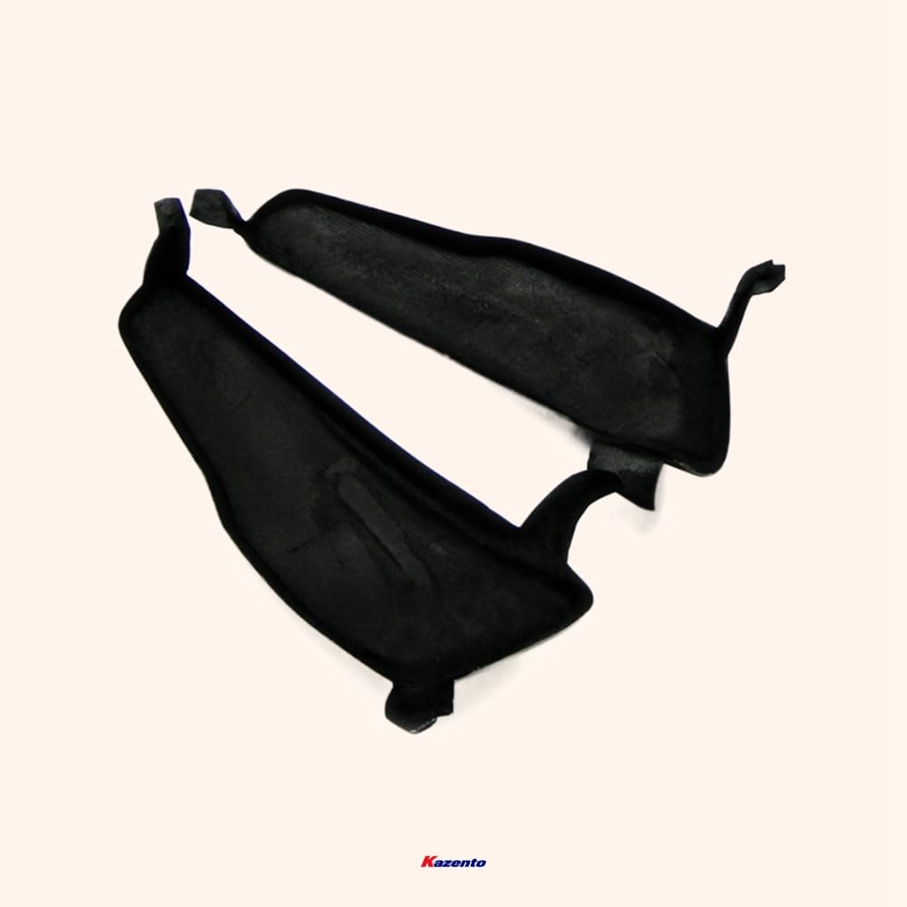 Kazento For Evo 10 For Mitsubishi Headlight Block Out Panel (Pair) Carbon Fiber Front Head Light Lamp Cover