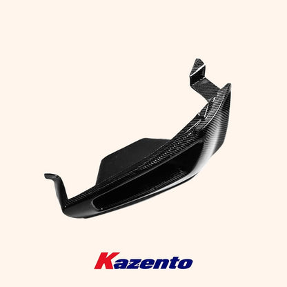 Kazento For Evo 10 For Mitsubishi Vented Headlight Block Out Panel (Lhs) Carbon Fiber Front Head Light Lamp Cover