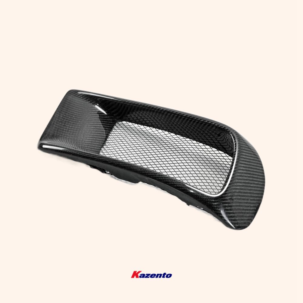 Kazento For Evo 10 R-Style For Mitsubishi Front Bumper Air Duct 2Pcs Carbon Fiber