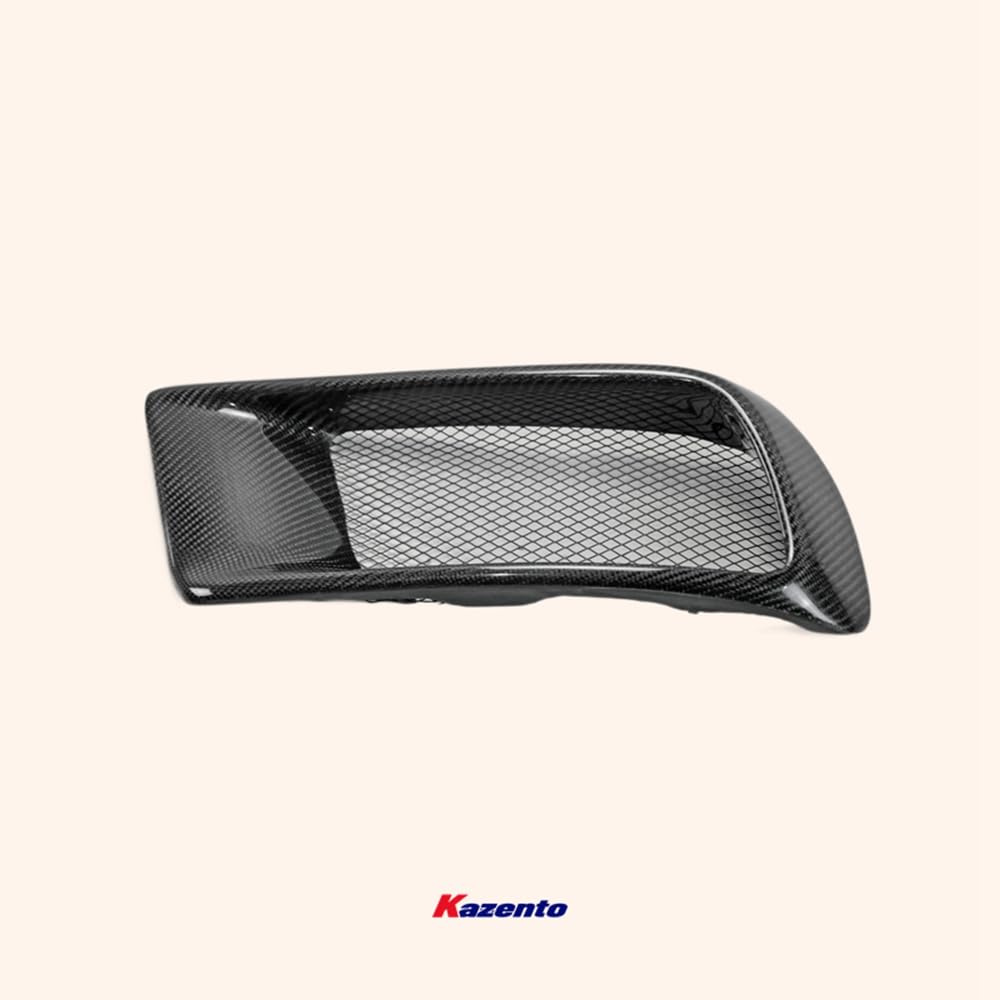 Kazento For Evo 10 R-Style For Mitsubishi Front Bumper Air Duct 2Pcs Carbon Fiber