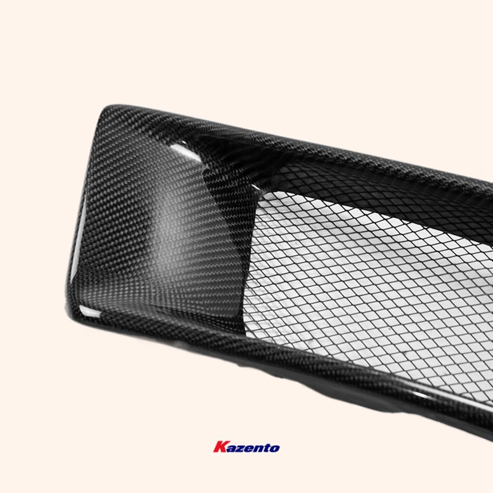 Kazento For Evo 10 R-Style For Mitsubishi Front Bumper Air Duct 2Pcs Carbon Fiber