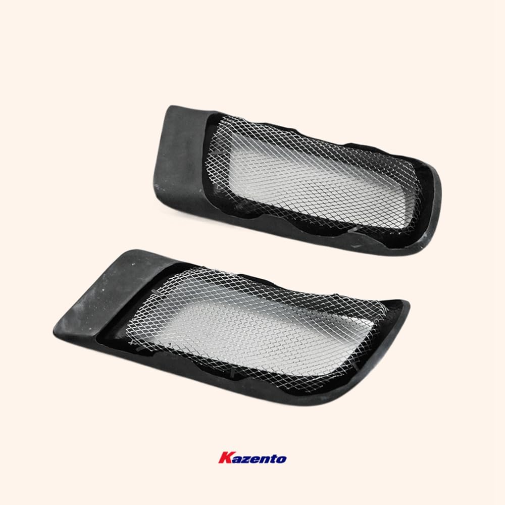Kazento For Evo 10 R-Style For Mitsubishi Front Bumper Air Duct 2Pcs Carbon Fiber