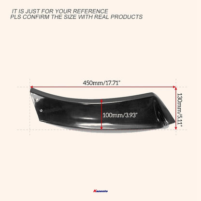Kazento For Evo 10 Vrs Style For Mitsubishi Wide Ver. Wider Front Fender Panel Fiber Glass