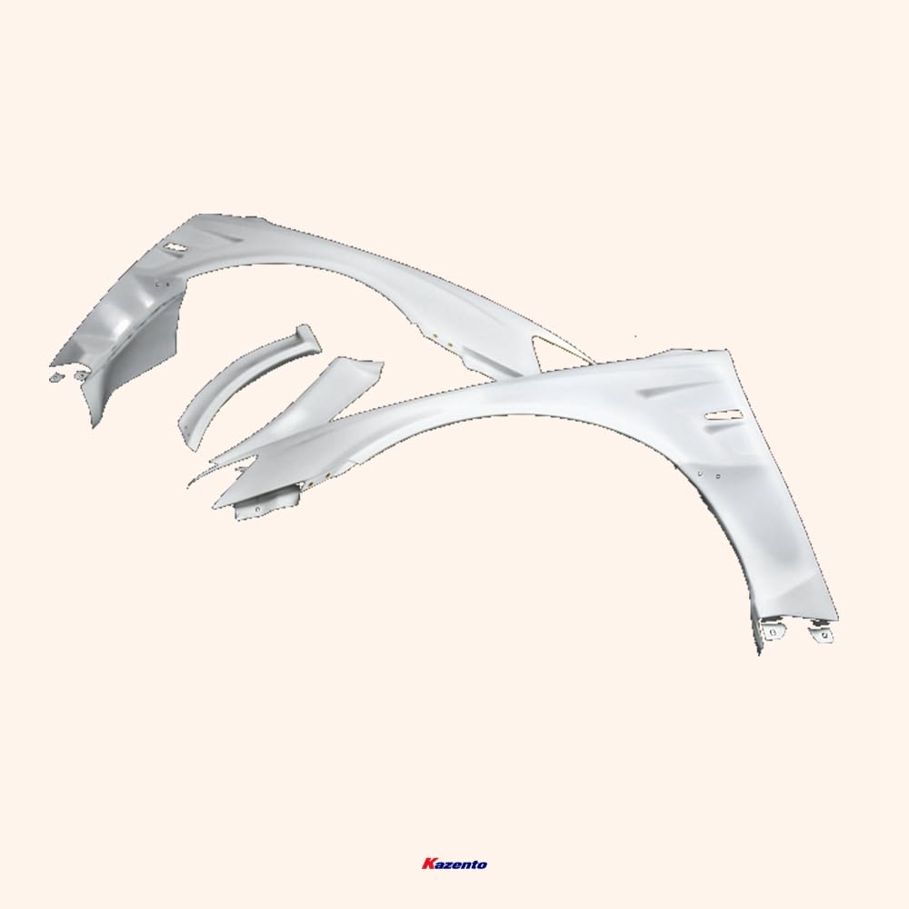 Kazento For Evo 10 Vrs Style Wide Ver. Wider Front Fender +35Mm (4Pcs) Fiber Glass Kazento Carbon Parts 车身侧板 EVO10-FF-VA-FRP