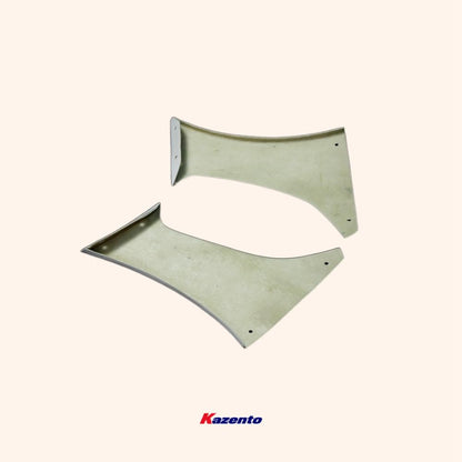 Kazento For Evo 10 Vrsv2 For Mitsubishi Wide Style Rear Bumper Duct Fiber Glass Kazento Carbon Parts 车身侧板 EVO10-BV-R-VA2-FRP