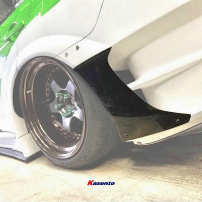 Kazento For Evo 10 Vrsv2 For Mitsubishi Wide Style Rear Bumper Duct Fiber Glass Kazento Carbon Parts 车身侧板 EVO10-BV-R-VA2-FRP