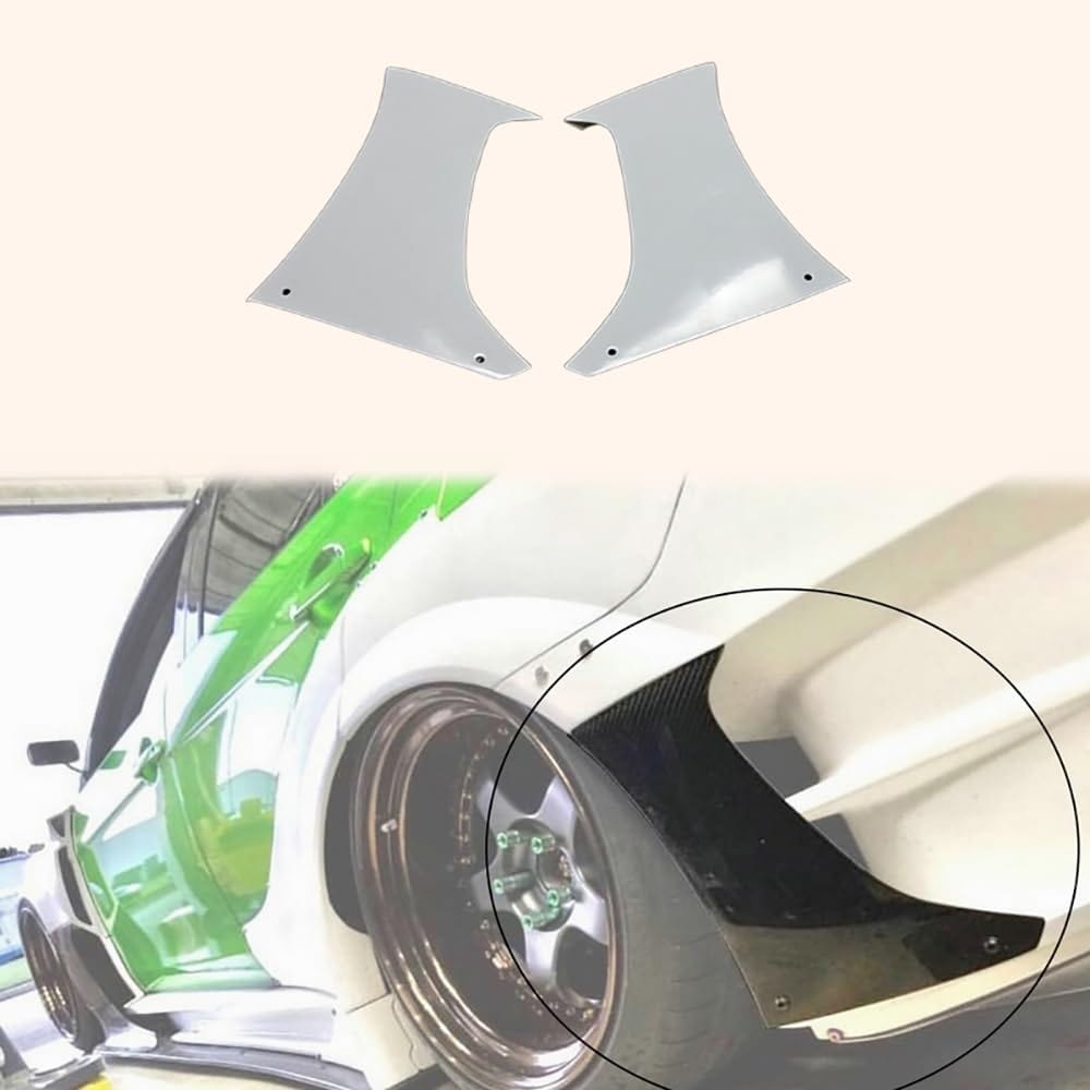 Kazento For Evo 10 Vrsv2 For Mitsubishi Wide Style Rear Bumper Duct Fiber Glass Kazento Carbon Parts 车身侧板 EVO10-BV-R-VA2-FRP