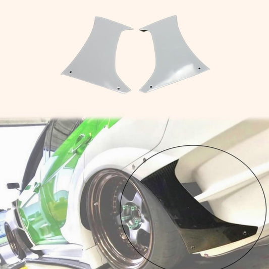 Kazento For Evo 10 Vrsv2 For Mitsubishi Wide Style Rear Bumper Duct Fiber Glass Kazento Carbon Parts 车身侧板 EVO10-BV-R-VA2-FRP