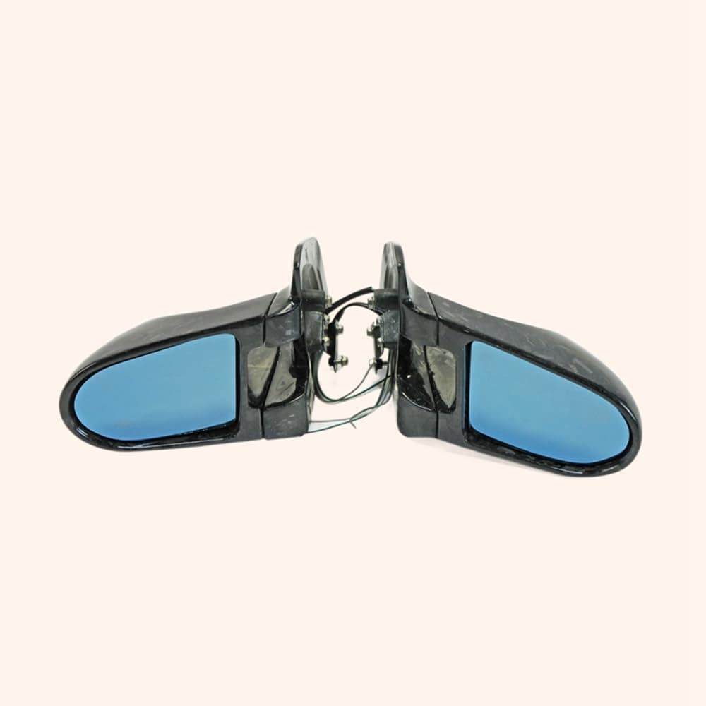 Kazento For Evo 7 8 9 Ct9A For Mitsubishi Aero Side-view Mirror (Left Hand Drive Vehicle) Rearview Mirror Guard Covers Carbon Fiber Forged Looks