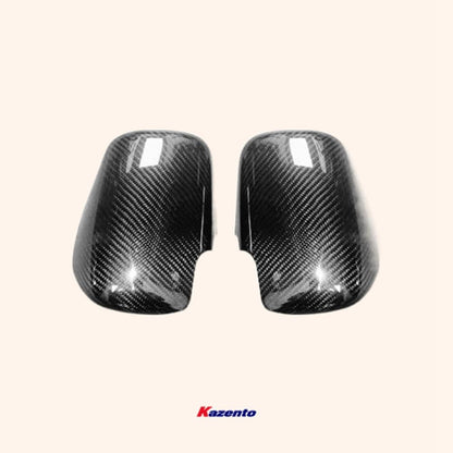 Kazento For Evo 7 8 9 For Mitsubishi Rearview Mirror Guard Covers Carbon Fiber Kazento Carbon Parts 车身侧板 EVO8-MC-CF