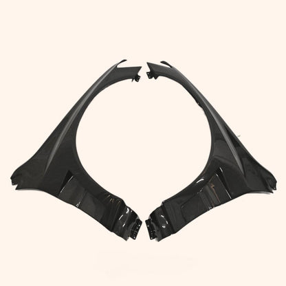 Kazento For EVO 8 9 AP Style Wide Body Front fender +40mm Carbon Fiber Kazento Carbon Parts 车身侧板 EVO8-FF-APR-WIDE-CF