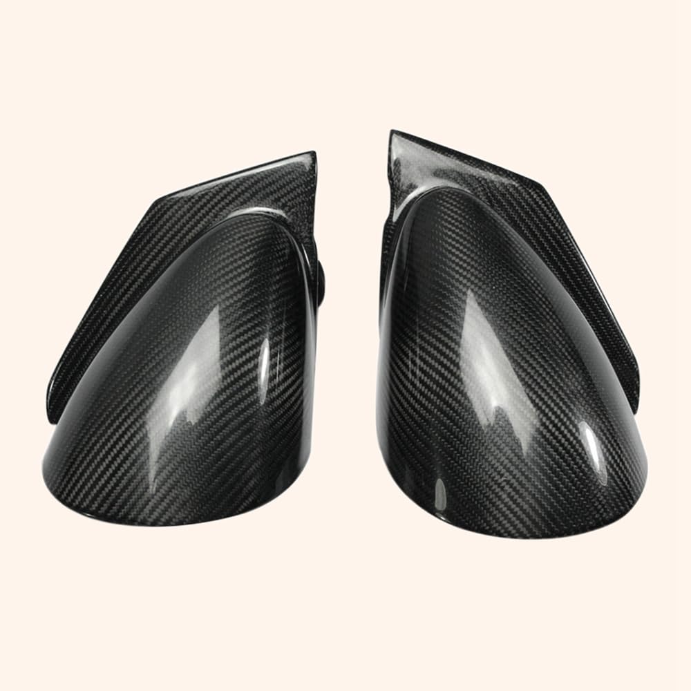 Kazento For Evolution 7 8 9 For Mitsubishi Ralliart Side-view Mirror (Electric) Rhd Rearview Mirror Guard Covers Carbon Fiber Kazento Carbon Parts 车身侧板 EVO8-MC-ELE-CF