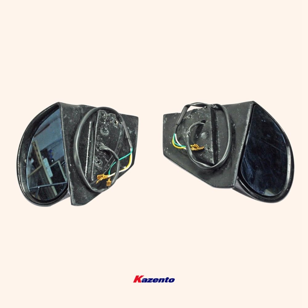 Kazento For Evolution 7 8 9 For Mitsubishi Ralliart Side-view Mirror (Electric) Rhd Rearview Mirror Guard Covers Carbon Fiber