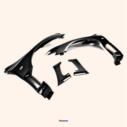 Kazento For Evolution 8 9 For Mitsubishi Vrs Style Aero Gt Front Vented Fender Partial Carbon Fiber(Vents)