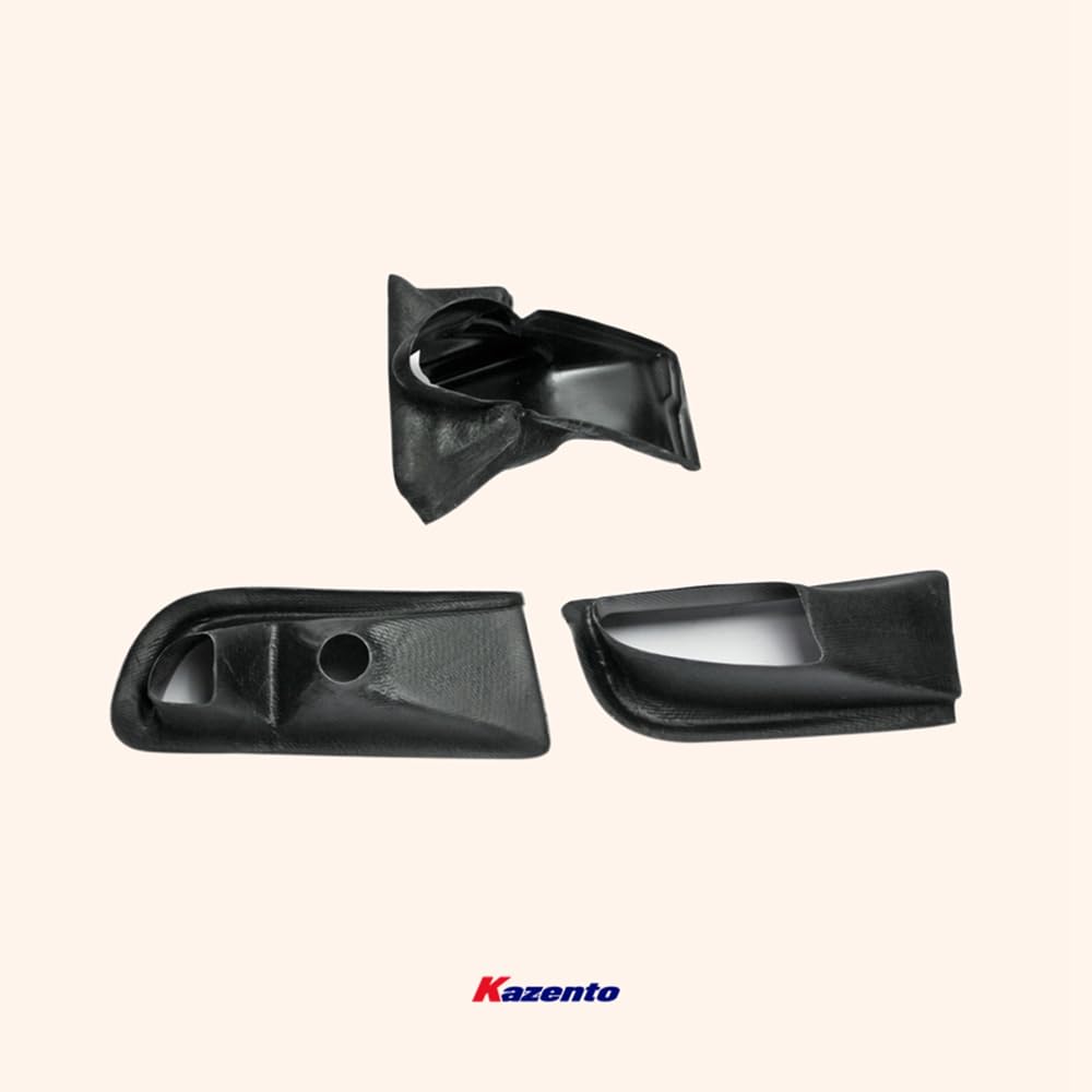 Kazento For Evolution 8 Vrs Style For Mitsubishi Oil Clean Guide & Air Duct (3Pcs) Carbon Fiber