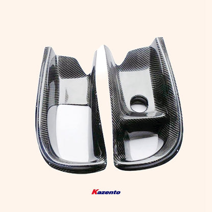 Kazento For Evolution 9 Vrs Style For Mitsubishi Oil Clean Guide & Air Duct (2Pcs) Carbon Fiber Kazento Carbon Parts 车身侧板 EVO9-BV-VA-2PC-CF