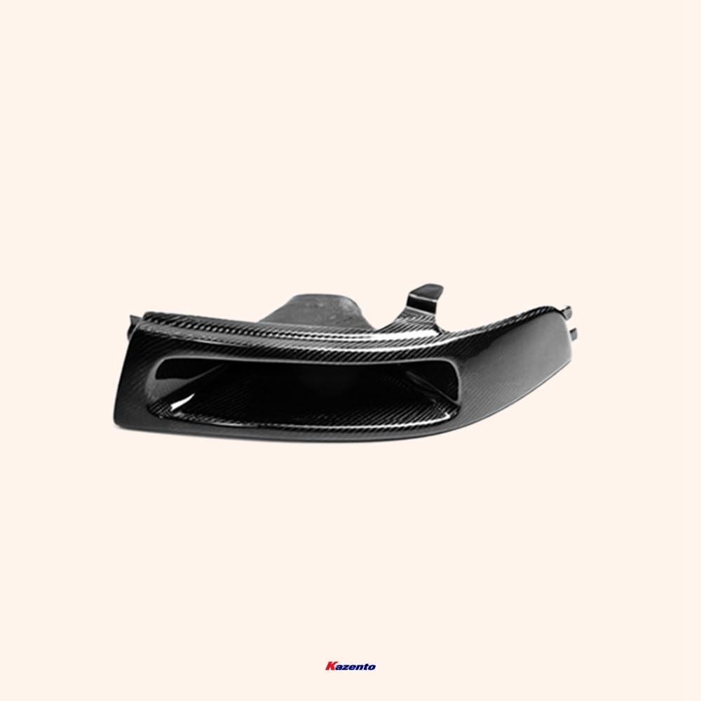 Kazento For Evolution Evo 5 6  For Mitsubishi Vented Headlight Air Duct Lhs Carbon Fiber Front Head Light Lamp Cover Kazento Carbon Parts 车身侧板 EVO5-HL-V-1PCS-CF