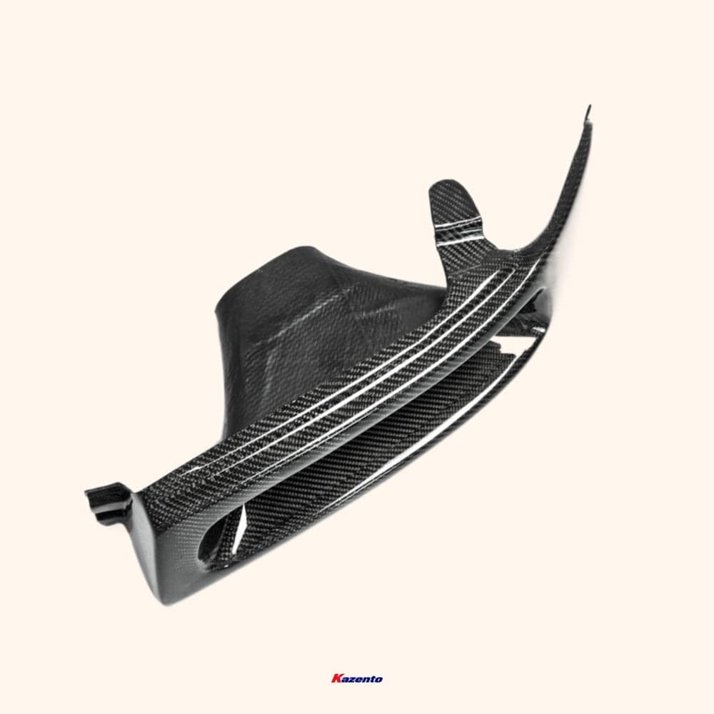 Kazento For Evolution Evo 5 6  For Mitsubishi Vented Headlight Air Duct Lhs Carbon Fiber Front Head Light Lamp Cover