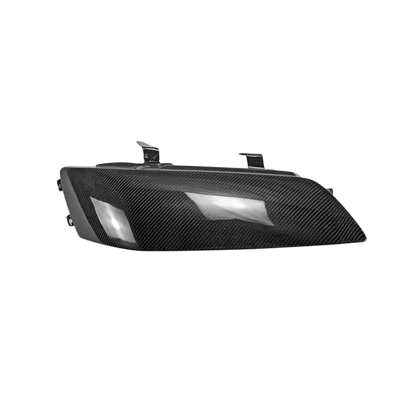 Kazento For Evolution Evo 7 8 9 For Mitsubishi Headlight Block Out Lhd Passenger Side Carbon Fiber Front Head Light Lamp Cover Kazento Carbon Parts 车身侧板 Carbon Fiber EVO8-HL-OE-1PCS-CF