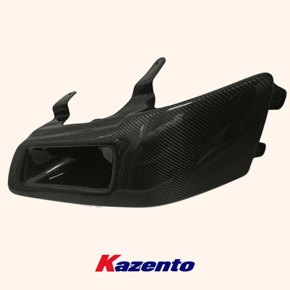 Kazento For Evolution Evo 7 8 9 For Mitsubishi Vented Headlight Air Duct Lhd Driver Side Carbon Fiber Front Head Light Lamp Cover