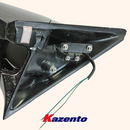 Kazento For Fairlady Z Z33 350Z For Nissan Aero Side-view Mirror (Left Hand Drive Vehicle) Rearview Mirror Guard Covers Carbon Fiber Forged Looks Kazento Carbon Parts 车身侧板 350Z-MC-TI-GND-L-FCF