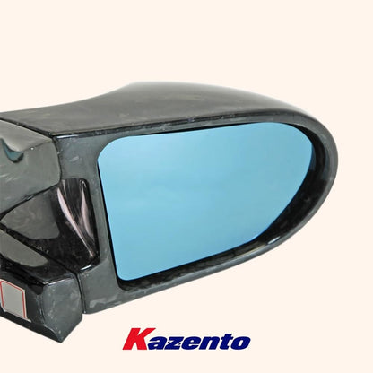 Kazento For Fairlady Z Z33 350Z For Nissan Aero Side-view Mirror (Left Hand Drive Vehicle) Rearview Mirror Guard Covers Carbon Fiber Forged Looks