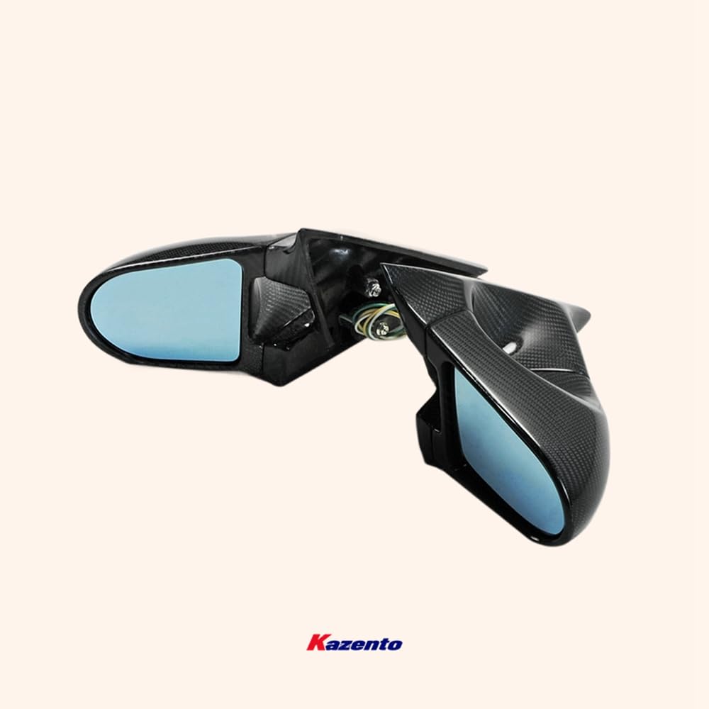 Kazento For Fairlady Z Z33 350Z For Nissan Aero Side-view Mirror (Left Hand Drive Vehicle) Rearview Mirror Guard Covers Carbon Fiber