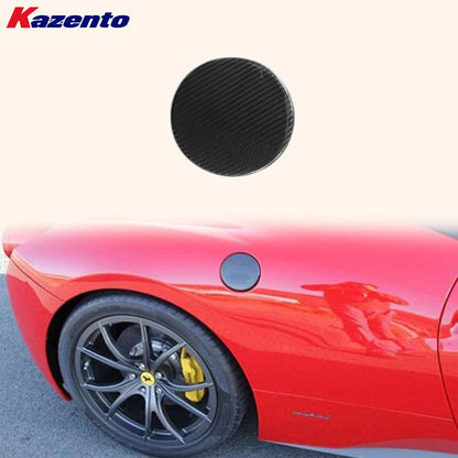 Kazento For Ferrari 458 Italia Speciale Spider 2009-15 1K Carbon Fiber KZ Fuel Cap Cover Kazento Carbon Parts 车身侧板 458-FUEL-1KCF