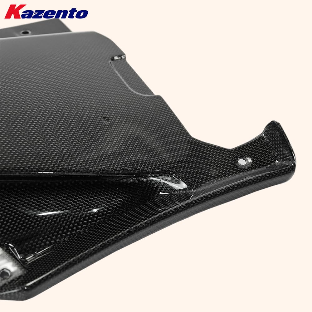 Kazento For Ferrari F430 430 05-09 1K Carbon Fiber Engine Manifold Replacement Pair