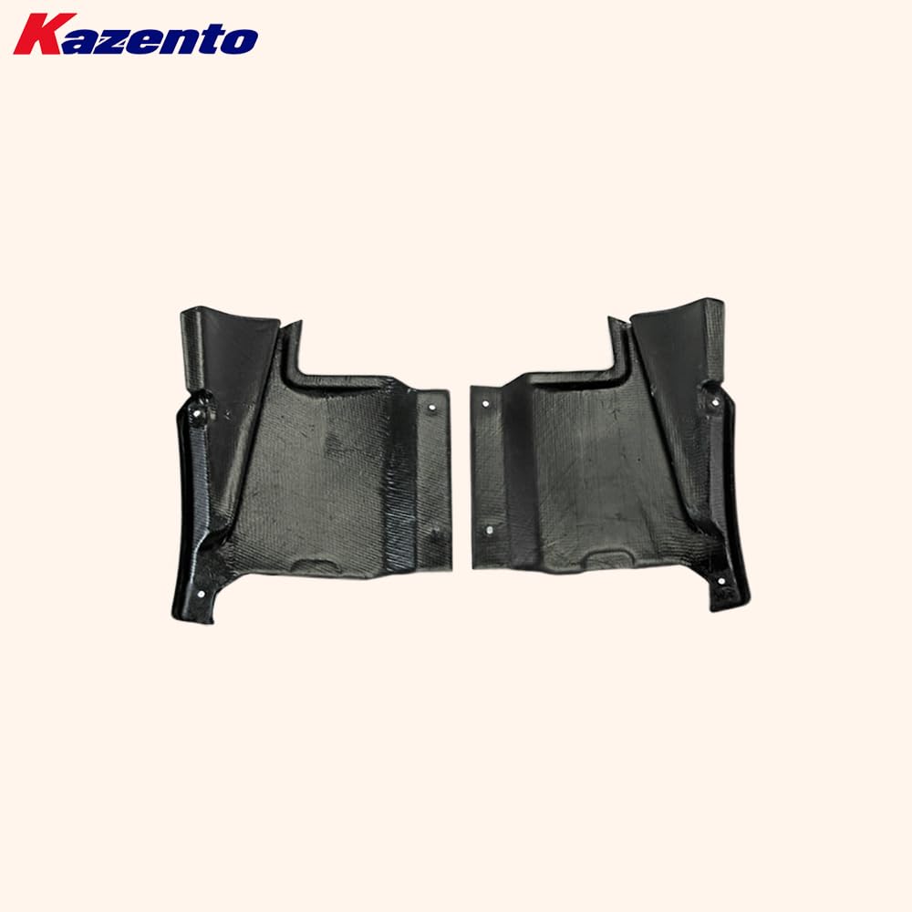 Kazento For Ferrari F430 430 05-09 1K Carbon Fiber Engine Manifold Replacement Pair