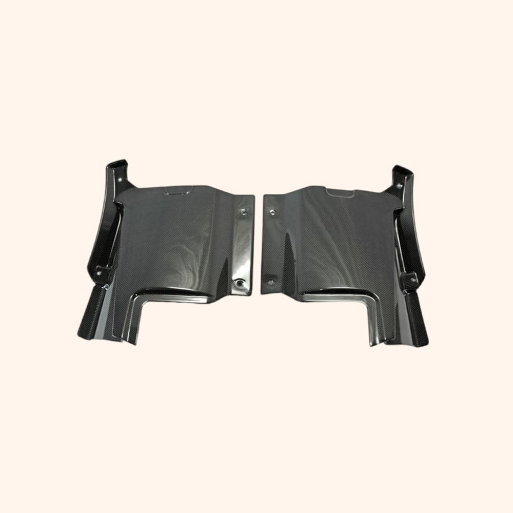 Kazento For Ferrari F430 430 05-09 1K Carbon Fiber Engine Manifold Replacement Pair