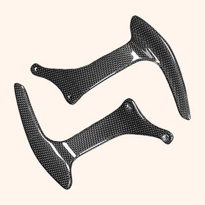 Kazento For Ferrari F430 430 05-09 1K Carbon Fiber Steering Wheel Shift Paddle Pair Kazento Carbon Parts 车身侧板 F430-PADDLE-1KCF
