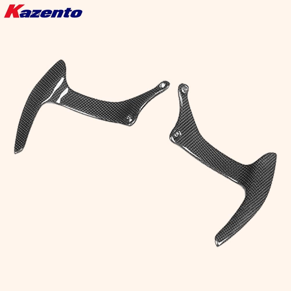 Kazento For Ferrari F430 430 05-09 1K Carbon Fiber Steering Wheel Shift Paddle Pair Kazento Carbon Parts 车身侧板 F430-PADDLE-1KCF