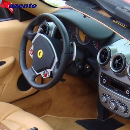 Kazento For Ferrari F430 430 05-09 1K Carbon Fiber Steering Wheel Shift Paddle Pair