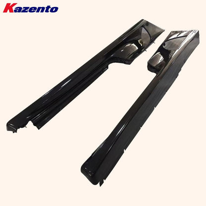 Kazento For Ferrari F430 430 2005-09 KZ Style 1K Carbon Fiber Vented Side Skirts Add On Kazento Carbon Parts 车身侧板 F430-SS-OE-1KCF