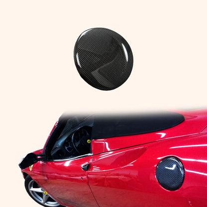 Kazento For Ferrari F430 430 2005-09 KZ Style 1K Carbon Side Outter Door Fuel Cap Cover Kazento Carbon Parts 车身侧板 F430-FUEL-1KCF