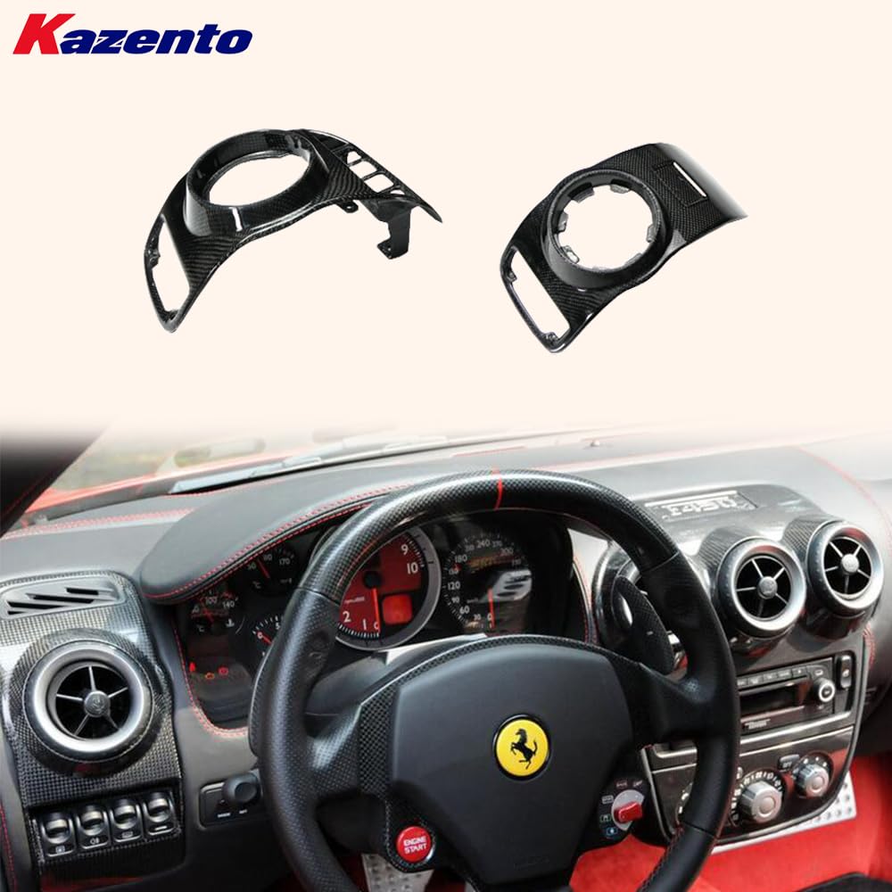 Kazento For Ferrari F430 430 2005-09 LHD Driver Passenger Air Condition 1K Carbon Fiber Kazento Carbon Parts 车身侧板 F430-AIR-DR-L-1KCF