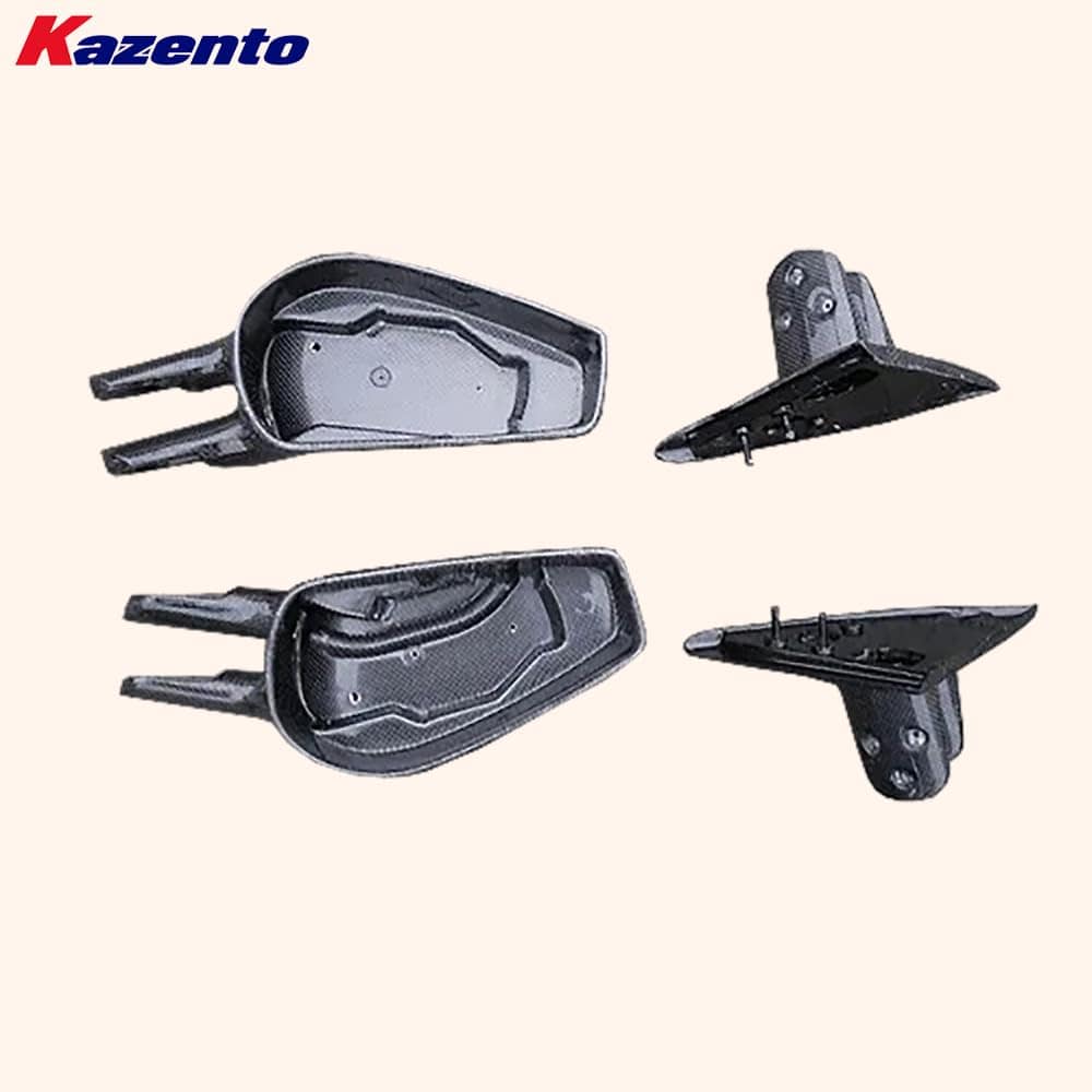Kazento For Ferrari F430 430 Scuderia 05-09 1K Carbon Mirror Frame with Base Replacement